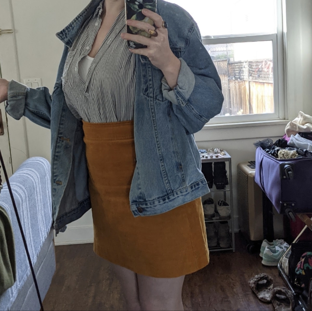 Corduroy Skirt